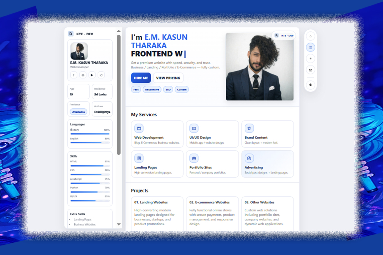 Portfolio Website thumbnail